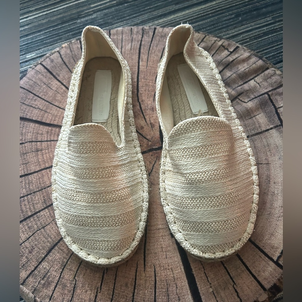 🆕ASOS SHOES Wide Fit Jodie Espadrilles in Cream Women’s Size 6